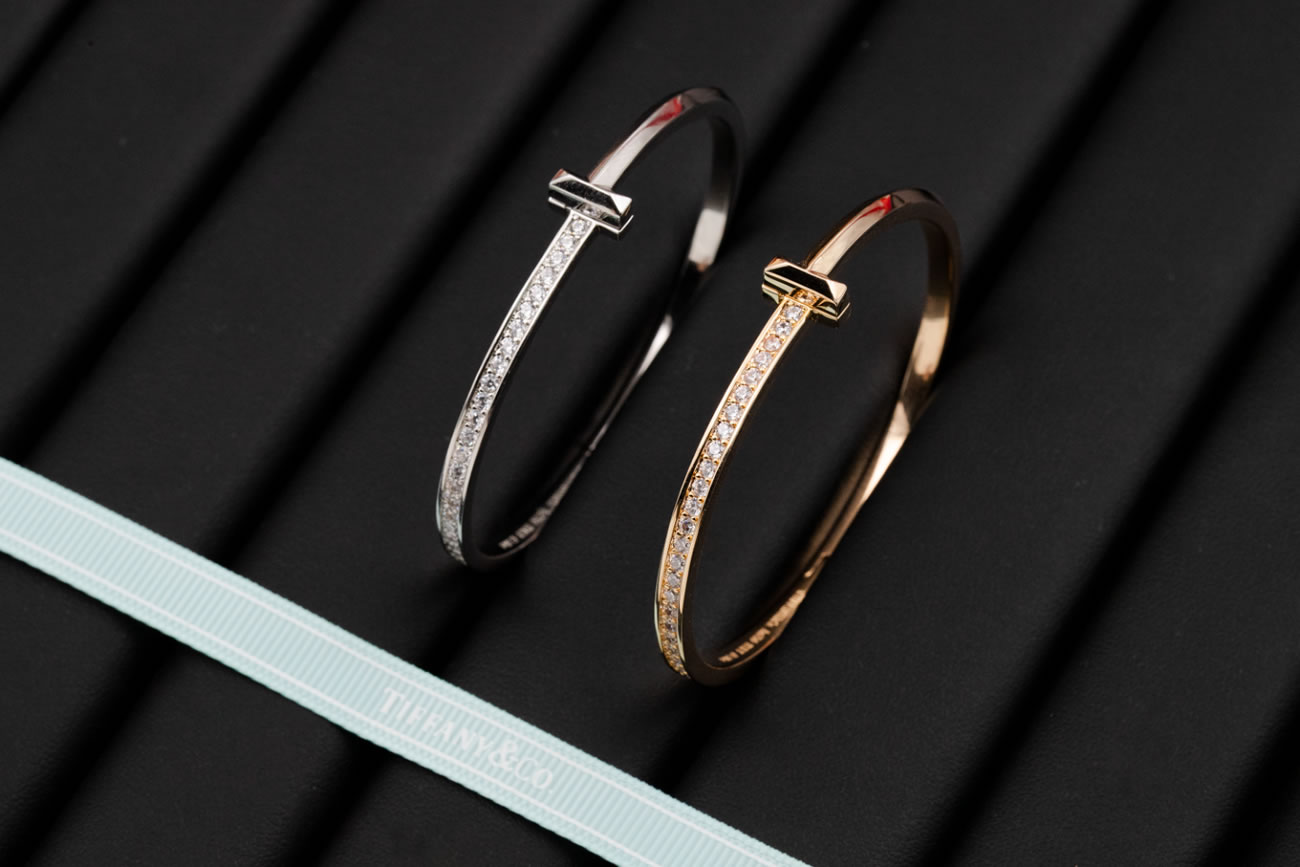 Tiffany Knot Rose Gold Diamond Bracelet (19) - www.newkick.vip